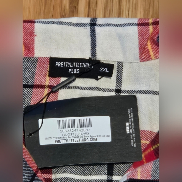 💚 NWT Pretty Little Thing Plaid Shirt - Picture 6 of 8